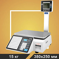 Весы торговые с печатью этикеток CAS CL3000J-15Р (TCP/IP)