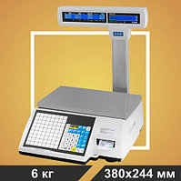 Весы торговые с печатью этикеток CAS CL5000J-06IP