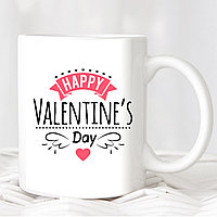 Кружка ко Дню святого Валентина “Happy Valentine’s Day” №6