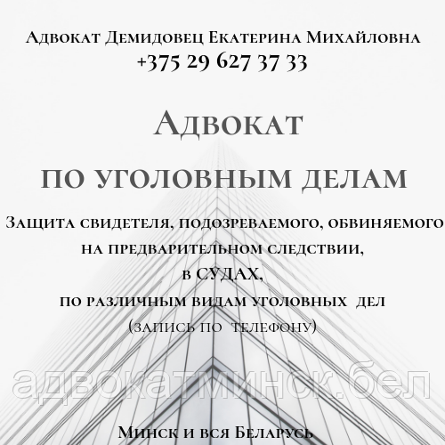 СОСТАВЛЕНИЕ заявления, иска, отзыва, жалоб,претензии. А Д В О К А Т Демидовец Е.М. - фото 8 - id-p91864737