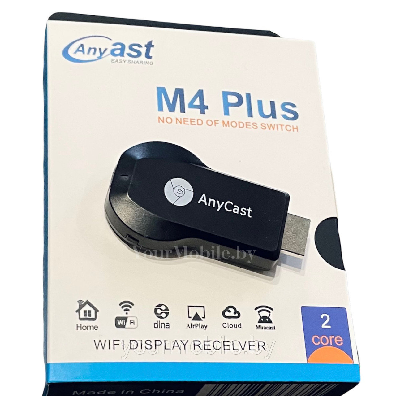 Медиаплеер-ресивер WiFi HDMI AnyCAST M4 Plus Display Dongle - фото 1 - id-p171379415
