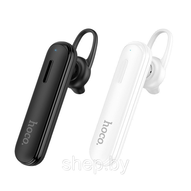 Bluetooth-гарнитура Hoco E36 цвет: белый , черный - фото 1 - id-p171387594