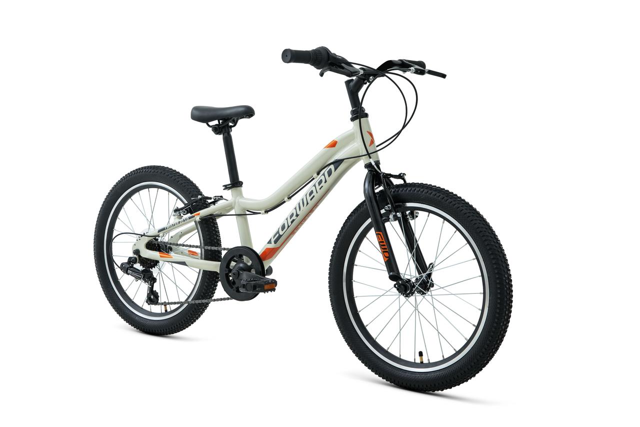 Детский велосипед Forward Twister 20 1.0 серый/оранжевый - фото 2 - id-p171404944