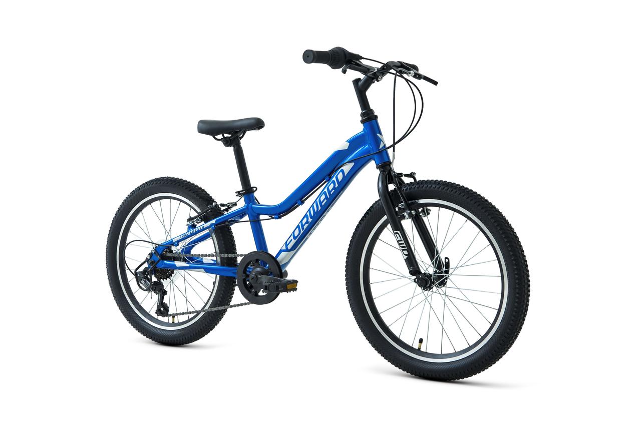 Велосипед детский Детский велосипед Forward Twister 20 1.0 синий/белый - фото 2 - id-p171407743