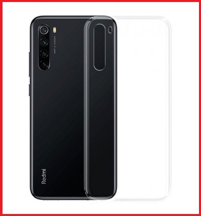 Чехол-накладка для Xiaomi Redmi Note 8 2021 (силикон) прозрачный