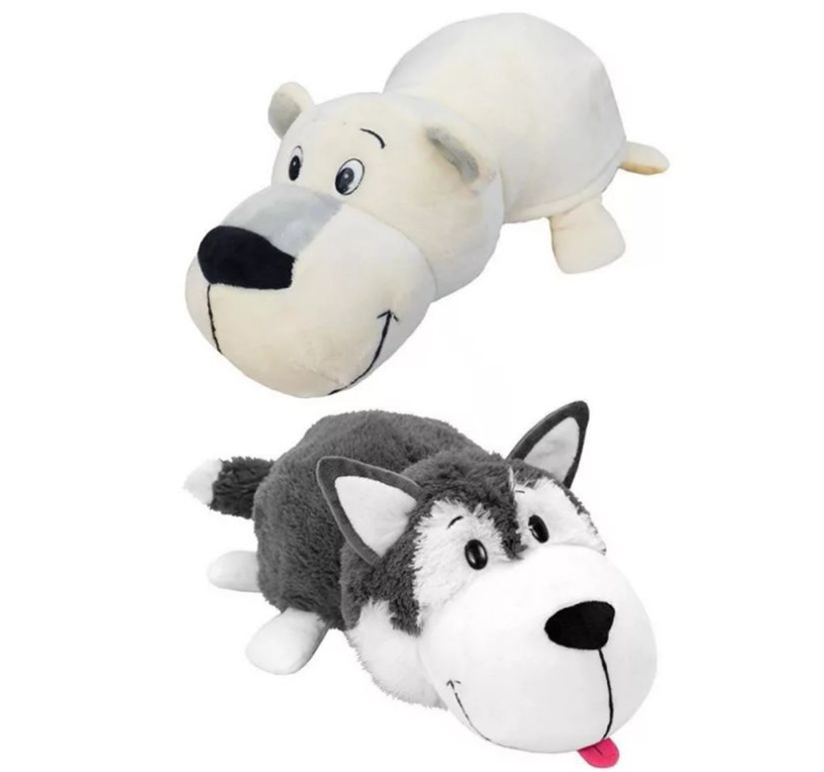 Вывернушка 2 игрушки в одной / волк-собака