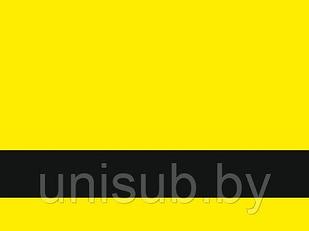 ABS-пластик двухслойный 1200x600x1,5мм желтый глянец/на черном