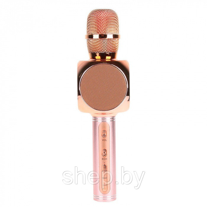 Беспроводной караоке-микрофон с колонкой YS-63 цвет : розовое золото , золото , черный - фото 5 - id-p171415099
