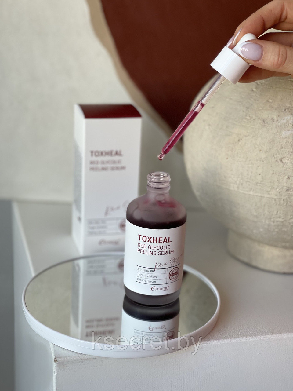 ESTHETIC HOUSE Пилинг-сыворотка ГЛИКОЛЕВАЯ Toxheal Red Glyucolic Peeling Serum, 100 мл - фото 3 - id-p144421789