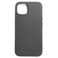 Силиконовый чехол Liquid Silicone Case с закрытым низом серый для Apple iPhone 13 mini