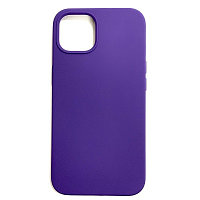 Силиконовый чехол Liquid Silicone Case с закрытым низом фиолетовый для Apple iPhone 13 mini