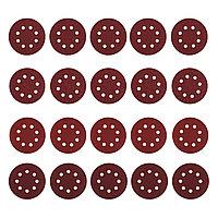 Набор шлифовальных кругов D125, зерно P40, P80, P120, P240 Deko SD20-1 (20 шт)