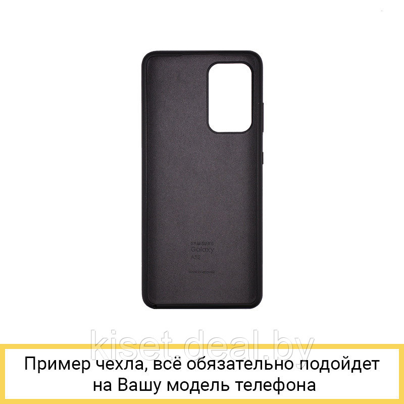 Soft-touch бампер KST Silicone Cover для Samsung Galaxy A12 / M12 / F12 черный с закрытым низом - фото 2 - id-p171424961