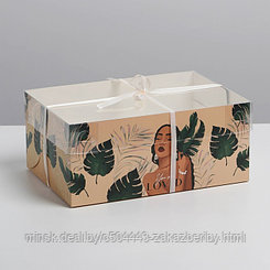 Коробка для капкейка «Дикая»,  23 × 16 × 10 см