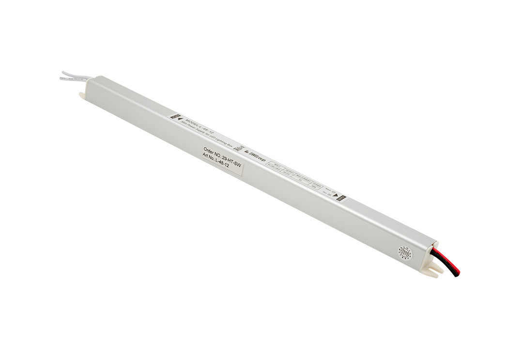 Компактный блок питания Slim 36W 12V для светодиодной ленты (драйвер) ультратонкий - фото 1 - id-p171431413