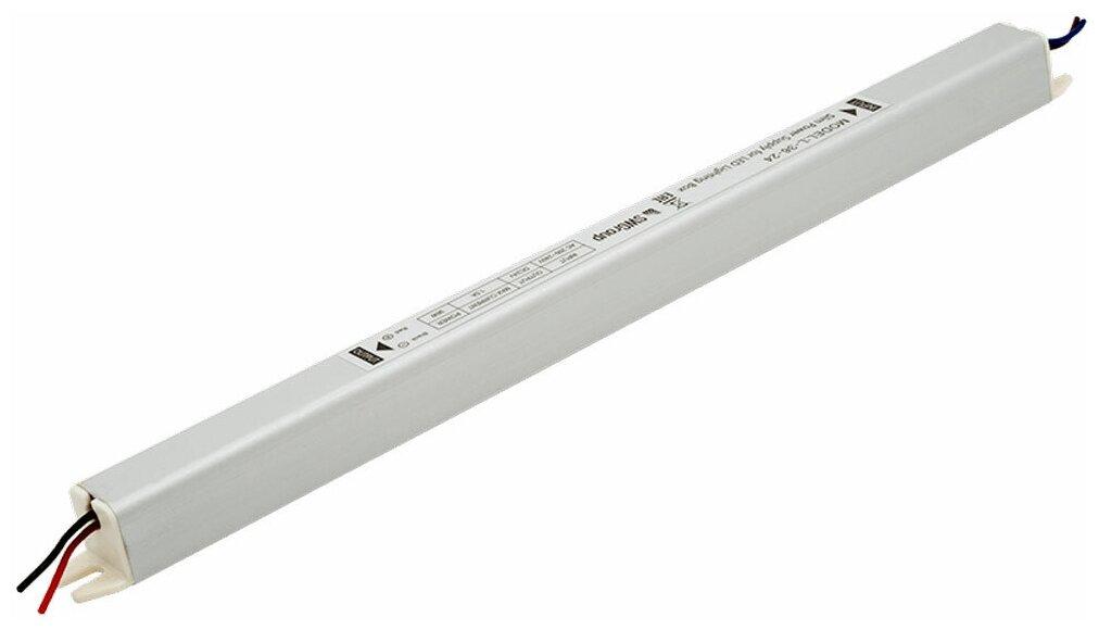 Компактный блок питания Slim 60W 12V для светодиодной ленты (драйвер) ультратонкий - фото 1 - id-p171431437