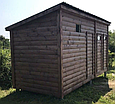 Туалет-душ-хозблок (бытовка) №23 три в одном для дачи 5х2 метра с террасой, фото 2