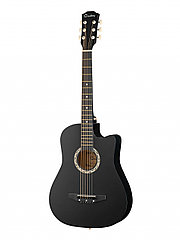 Cowboy 38C-M-BK Акустическая гитара, с вырезом, черная