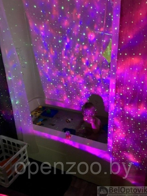 Музыкальный проектор ночник звездного неба Starry Projector Light (10 световых режимов, 3 уровня яркости, - фото 9 - id-p171009266
