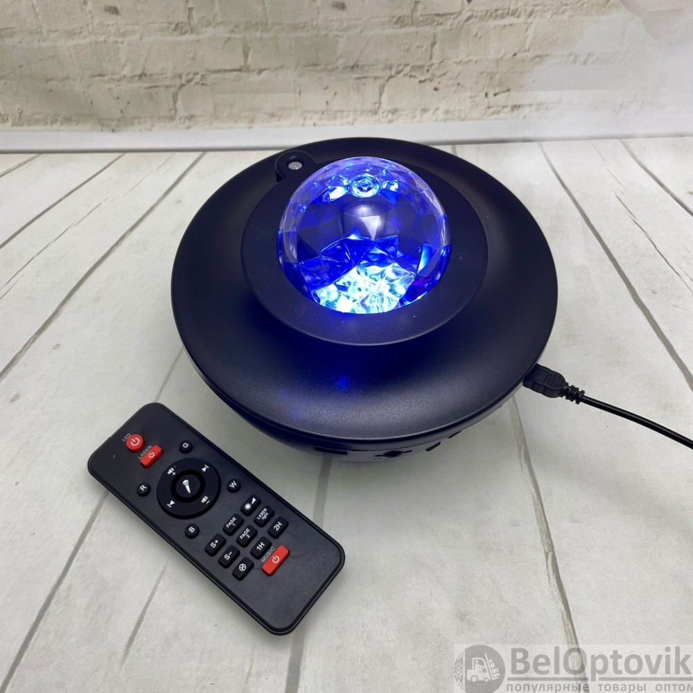 Музыкальный проектор ночник звездного неба Starry Projector Light (10 световых режимов, 3 уровня яркости, - фото 3 - id-p171014201