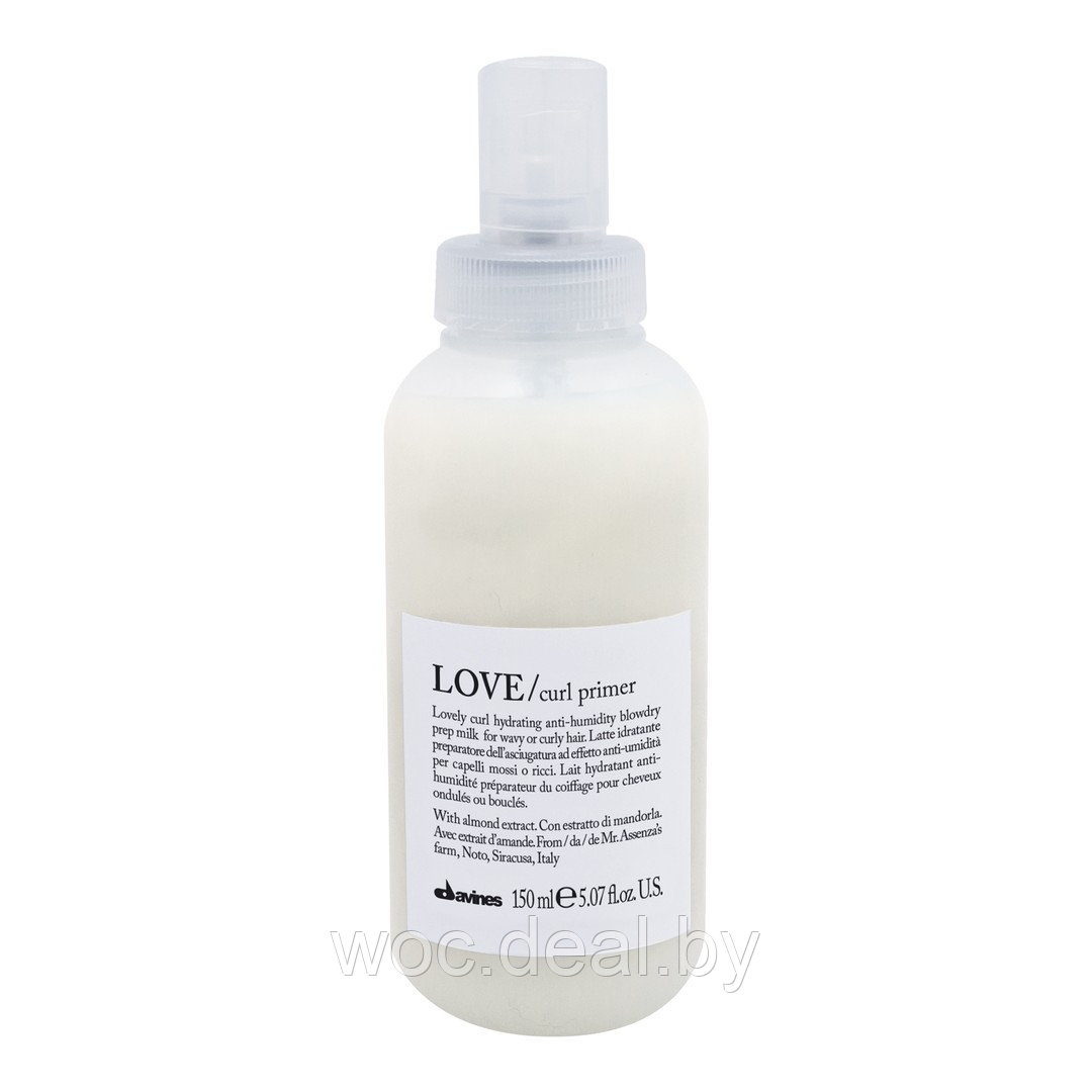 Davines Праймер-молочко для усиления завитка Love/curl primer 150 мл - фото 1 - id-p171441850
