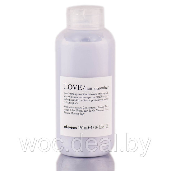 Davines Крем-сыворотка для разглаживания завитка Love/hair smoother 150 мл - фото 1 - id-p171441853