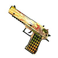 Деревянный Пистолет VozWooden Active Desert Eagle Легенда о Драконе (резинкострел) КС ГО / Dragon Lore CS GO