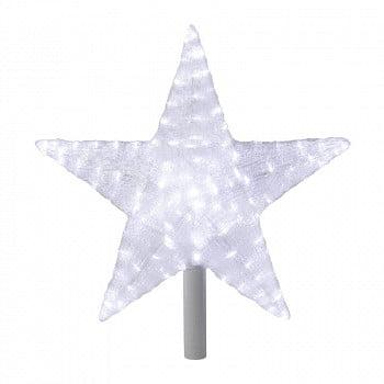 Акриловая светодиодная фигура "Звезда" 50см, 160 светодиодов, белая, NEON-NIGHT - фото 1 - id-p87906159