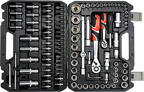 Набор инструмента 1/2", 1/4" (108пр.) CrV "Yato" YT-38791