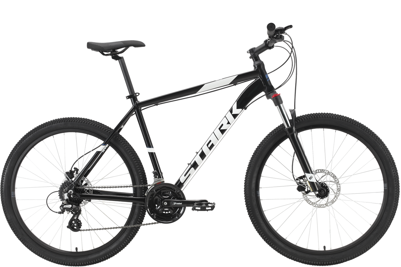 Велосипед STARK Hunter 27.3 HD черный/белый - фото 1 - id-p171459369