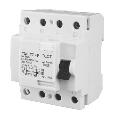 УЗО  4Р 63А 30мА