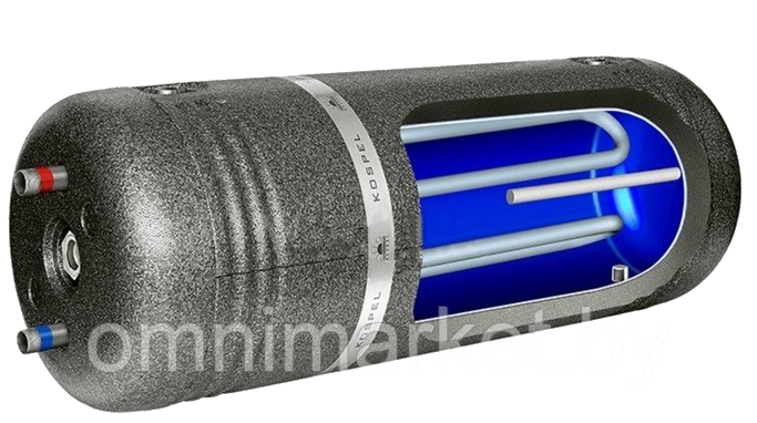 Бойлер косвенного нагрева Kospel WW-100 Termo Hit 10 кВт горизонтальный в комплекте с кронштейнами, Польша - фото 1 - id-p171471161