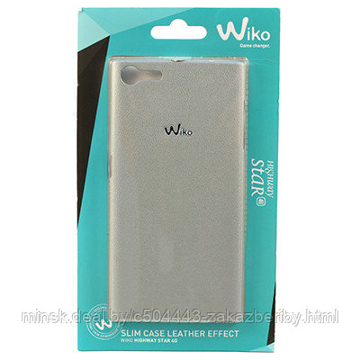 Чехол для телефона Wiko HIG-IWAY Star Slim case silver (Китай)