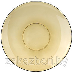 "Basilico" Тарелка мелкая стеклянная 170мм, дымчатый, Ca del vetro (Россия)