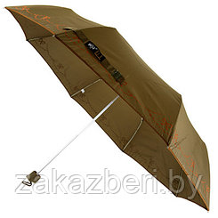 Зонт механический "Моно" "Бантик" плащевка, 8 лучей, д/купола 98см, 3 сложения, 25см в сложенном виде,