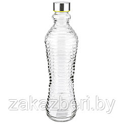 Бутылка стеклянная "Доза" 1л h31см, д/горла 2,8см, винтовая комбинированная крышка (д/основания 7,5см) (Китай)