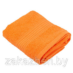 Полотенце махровое "Гермес" 35х60см, гладкокрашенное, 325г/м2, оранжевый (Россия)
