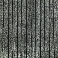 Коврик-дорожка рулонный 1,2х15м "Полосы" резиновое основание, с ворсовой поверхностью, серый (Китай) Цена