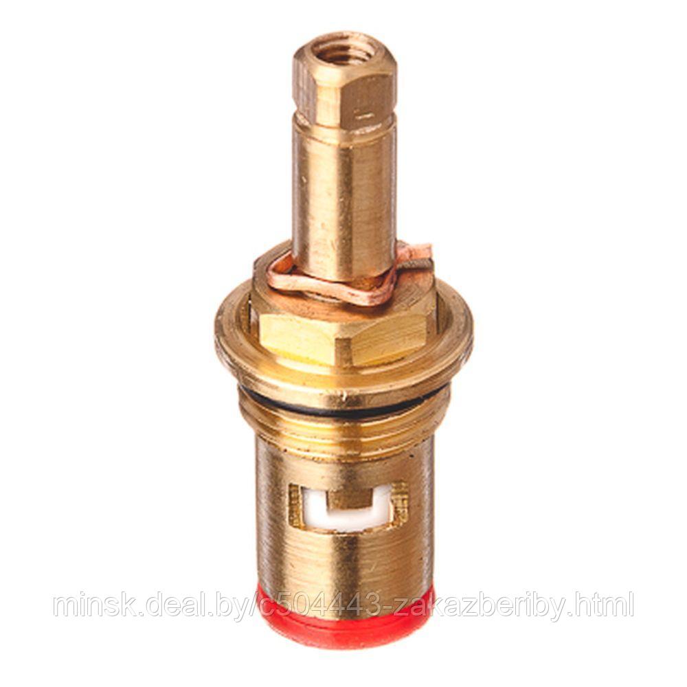 Кран-букса для смесителя 3/8", квадрат, шток 7х6мм, 90°, металлокерамика