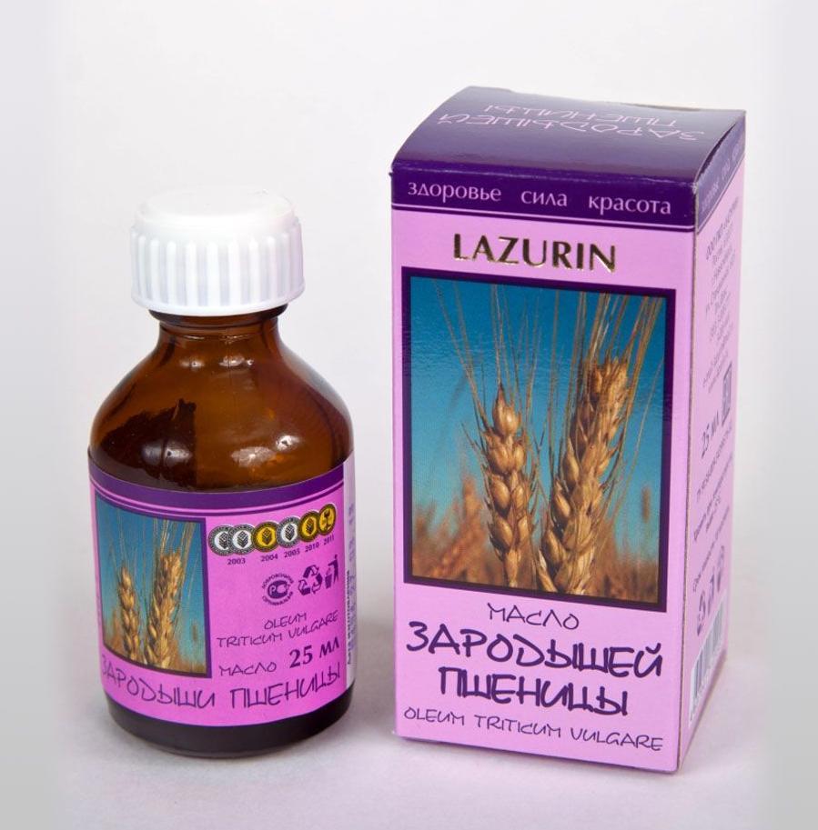 Масло зародышей пшеницы Lazurin, 25 мл