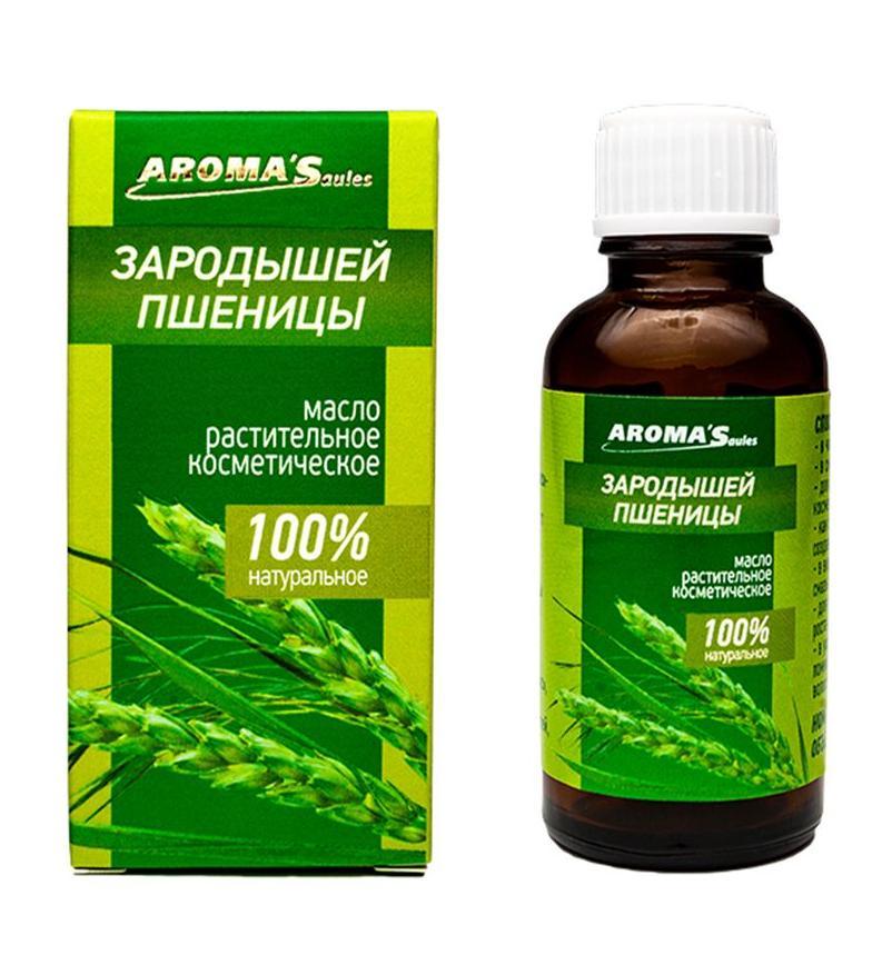 Косметическое растительное масло зародышей пшеницы Aroma'Saules, 30 мл - фото 1 - id-p156510379