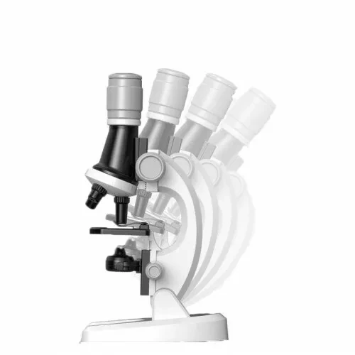 Набор "Юный биолог" Микроскоп Scientific Microscope с приборами для опыта ( Белый) - фото 3 - id-p171522478