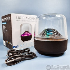 Беспроводная портативная акустическая колонка Bluetooth  Big Diamond  Белая