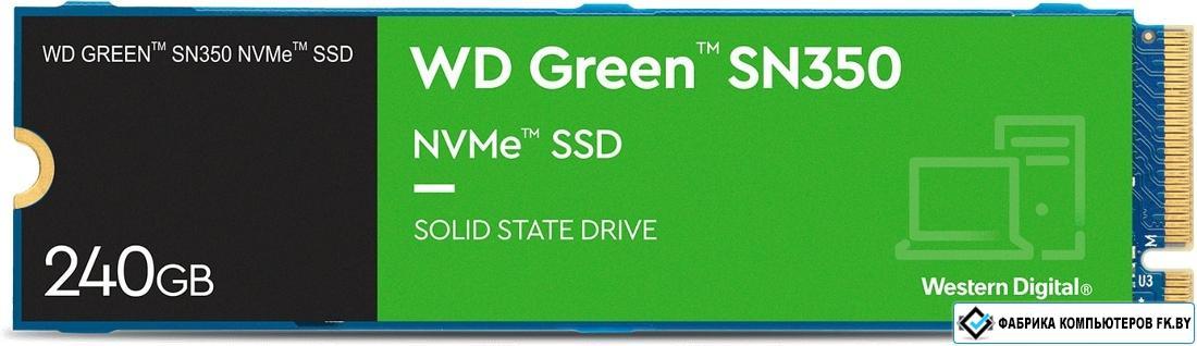 SSD WD Green SN350 240GB WDS240G2G0C - фото 1 - id-p171513787