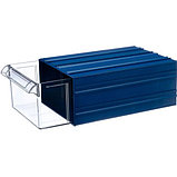 Пластиковый короб Стелла С-501-А  синий/прозрачный (212х328х126), фото 2