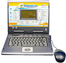 Детский русско-английский обучающий ноутбук, компьютер 7004,  70  функций с мышкой, фото 6