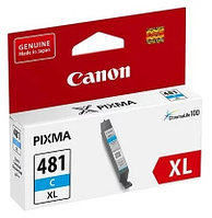 Картридж Canon PIXMA TS6140/TS8140/TS9140/TR7540/TR8540 (O) CLI-481C XL / 2044C001 голубой