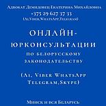 О Н Л А Й Н юрконсультация Viber,WhatsApp,Skype,телефон. АДВОКАТ Демидовец Е.М., фото 2