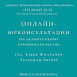 О Н Л А Й Н юрконсультация Viber,WhatsApp,Skype,телефон. АДВОКАТ Демидовец Е.М., фото 3