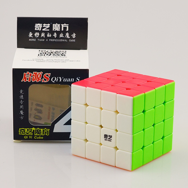 Кубик Рубика QiYi MoFangGe 4x4x4 QiYuan цветной - фото 1 - id-p74163415